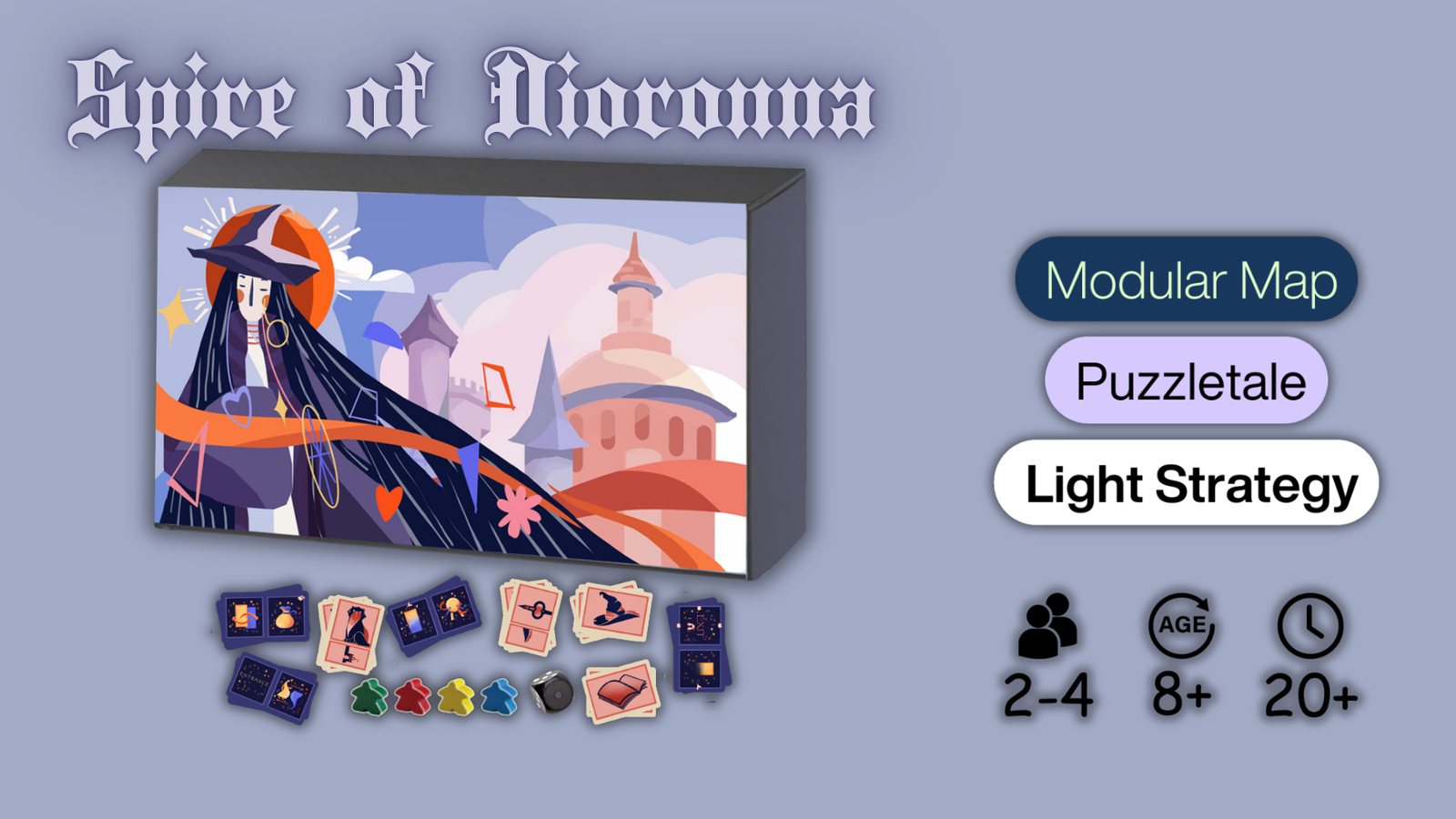 Spire of Dioronna box and components